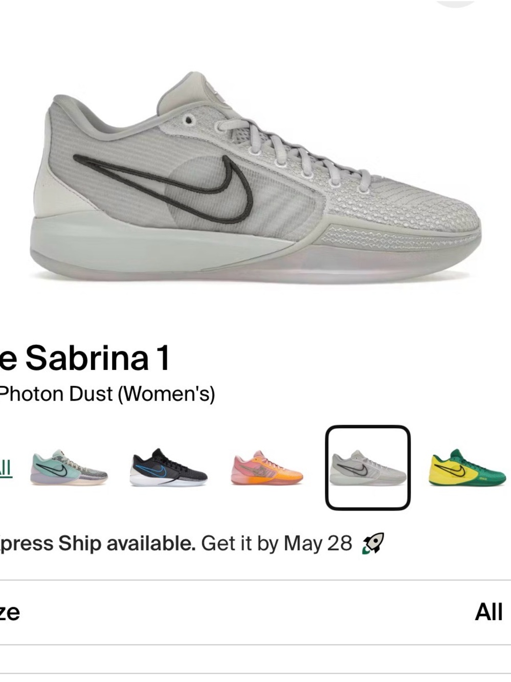 Sabrina Nikes Volleyball/basketball shoes